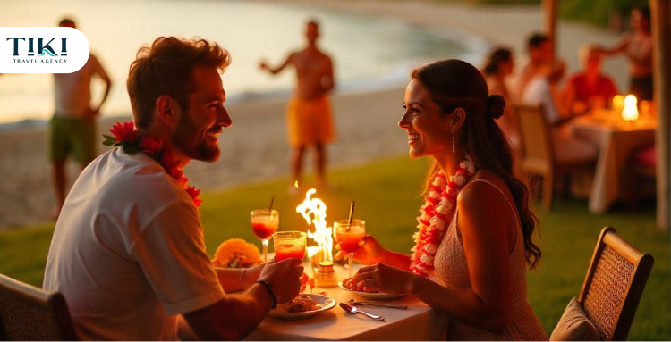 Tiki Travel Tip: The “Celebrate Romance” package includes breakfast & bubbly on arrival.