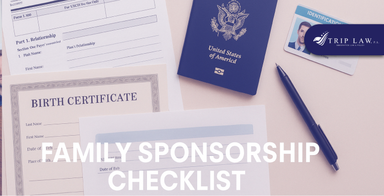 How can you apply for family sponsorship?